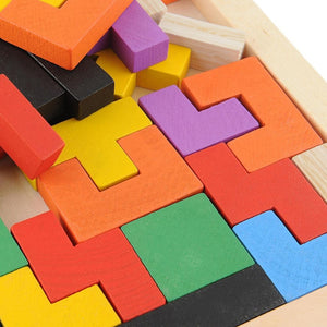 Colorful Wooden Tangram for Kids