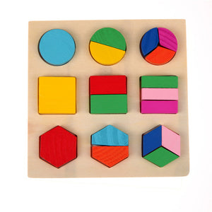 Kids 3D Wooden Shapes Puzzle